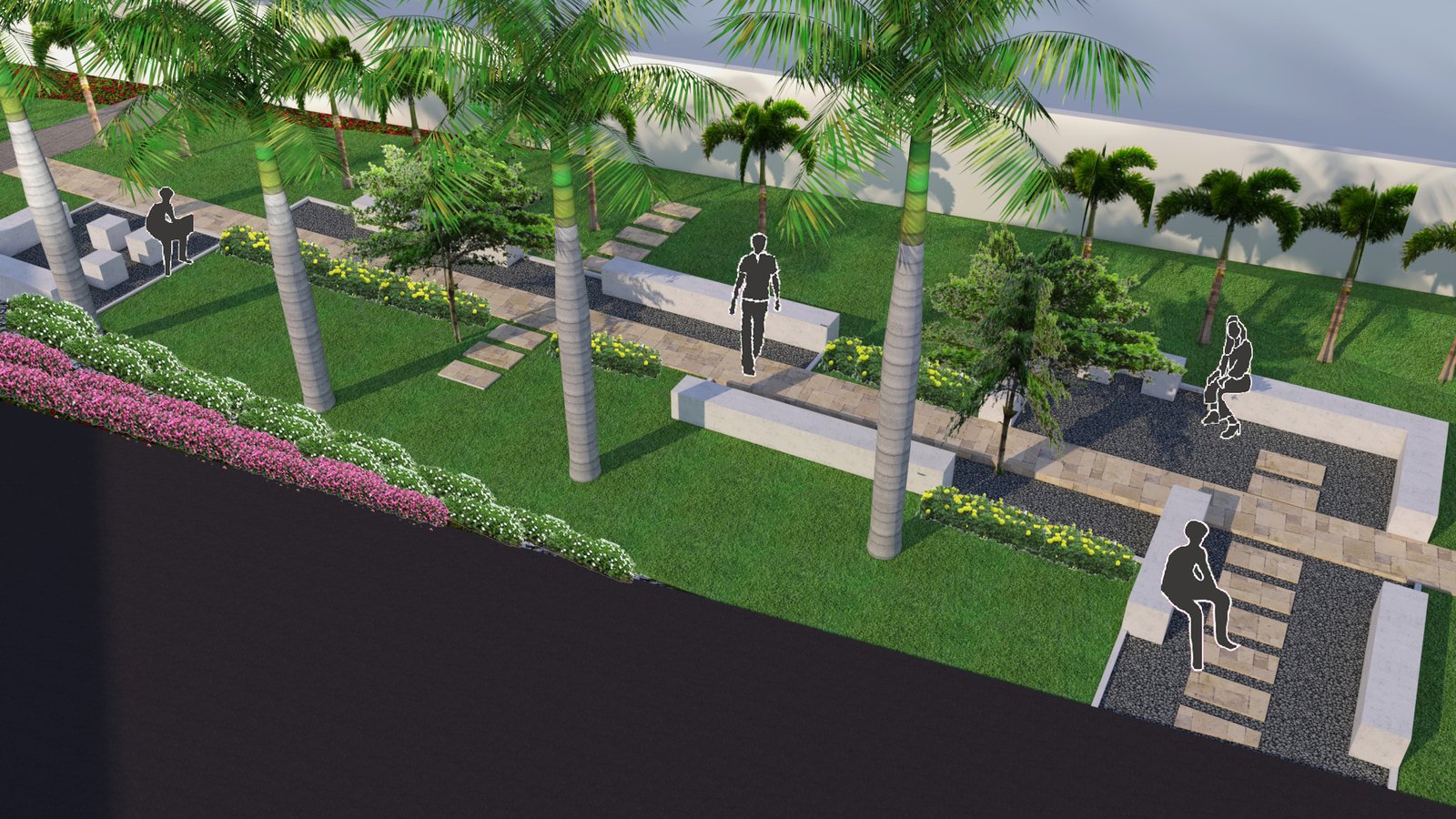 Campus Landscape design of Chankya National Law University