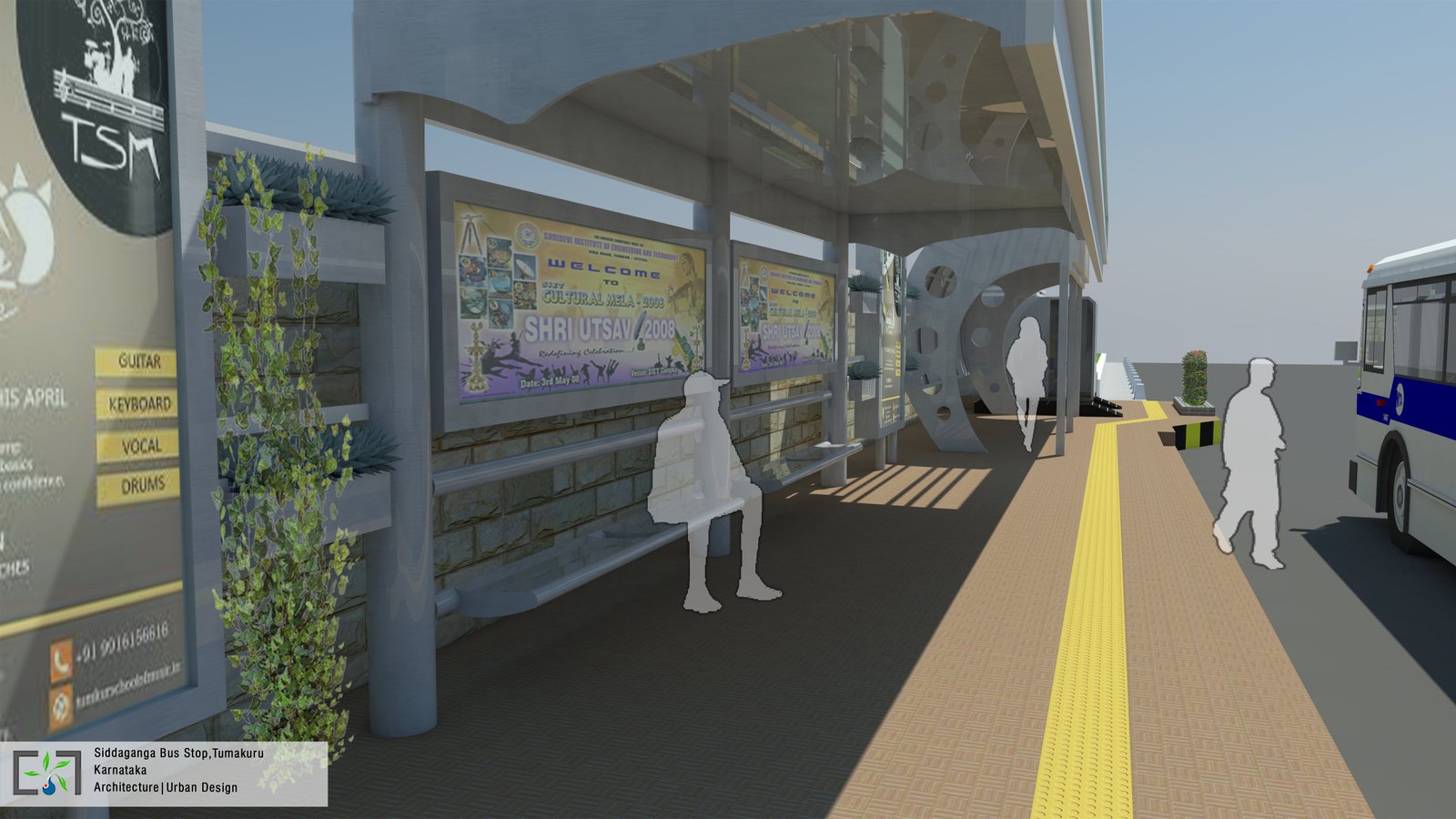 Siddaganga Bus Stop, Tumkur